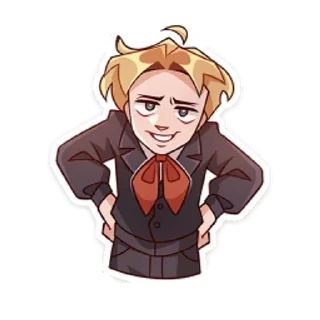 🧐 emoji Школьный Владик без текста Telegram sticker 7 of 49