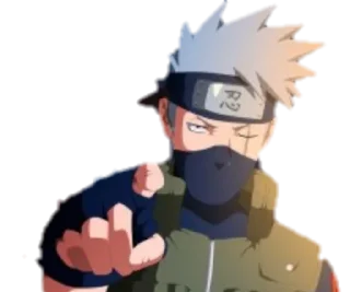 😤 emoji Hatake Kakashi Telegram sticker 13 of 21