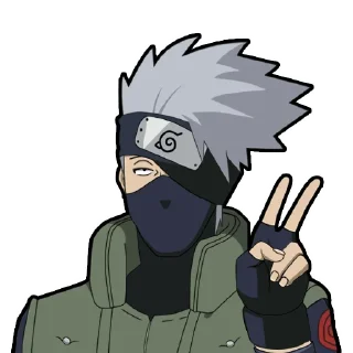 ✌️ emoji Hatake Kakashi Telegram sticker 18 of 25