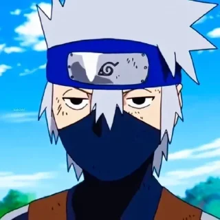🫥 emoji Hatake Kakashi Telegram sticker 14 of 120