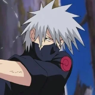 🫥 emoji Hatake Kakashi Telegram sticker 19 of 120