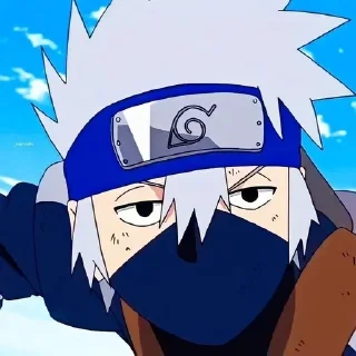 🫥 emoji Hatake Kakashi Telegram sticker 13 of 120