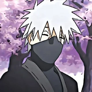 🫥 emoji Hatake Kakashi Telegram sticker 24 of 120