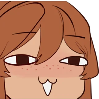 🙃 emoji Амелия @nyasticks Telegram sticker 9 of 18