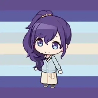 💜 emoji Мафуя Богиня Telegram sticker 24 of 51