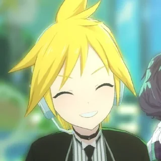 🌟 emoji Kagamine Len/<3 Telegram sticker 16 of 33