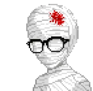 🤕 emoji Yuppie psycho Telegram sticker 11 of 35