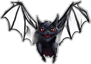 🦇 emoji smth strange Telegram sticker 15 of 15