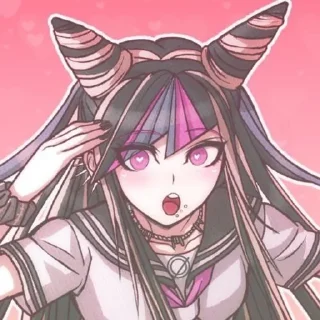 😯 emoji Ibuki Mioda best (2) Telegram sticker 15 of 60