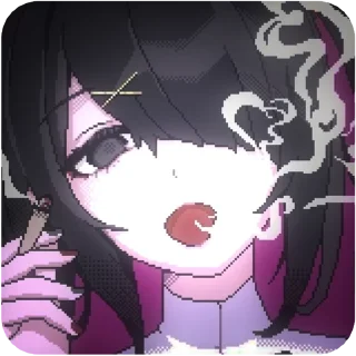 🕷 emoji ⲁⲙⲉ ⲥⲏⲁⲛ  ♡⸝⸝  @bluetand Telegram sticker 6 of 42