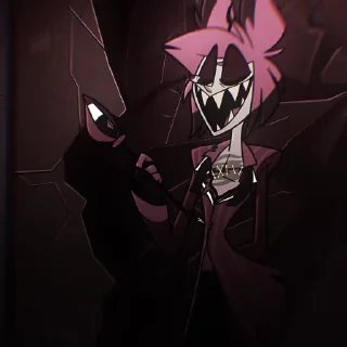 😚 emoji БОЛЬШЕ ⇨ @CLOOBHUB АЛАСТОР ОТЕЛЬ ХАЗБИН ALASTOR ТГ Telegram sticker 23 of 109