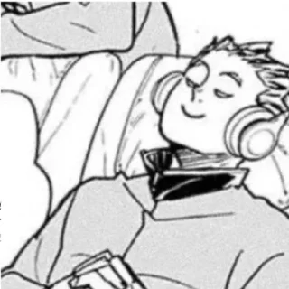 😌 emoji Бокуто и Куроо♥︎ Telegram sticker 18 of 89