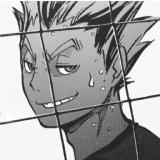 😏 emoji Бокуто и Куроо♥︎ Telegram sticker 23 of 89