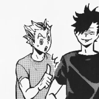 👥 emoji Бокуто и Куроо♥︎ Telegram sticker 7 of 89
