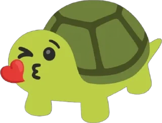 😘 emoji Черепашки Telegram sticker 15 of 107