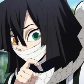 🐍 emoji Iguro Obanai Telegram sticker 14 of 30