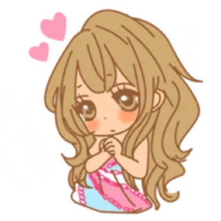 ❣ emoji Girls couple in love pt 1&2 :: @neofni Telegram sticker 22 of 80