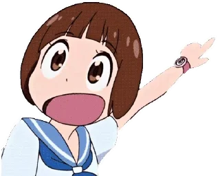 Sticker from Mako Mankanshoku (KILL la KILL)