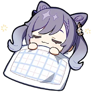 😴 emoji Genshin impact ! @lucifella Telegram sticker 21 of 120