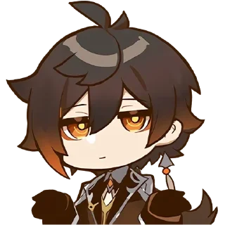 🤷‍♂ emoji Genshin impact ! @lucifella Telegram sticker 12 of 120
