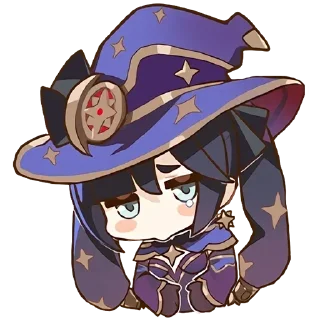 😢 emoji Genshin impact ! @lucifella Telegram sticker 9 of 120
