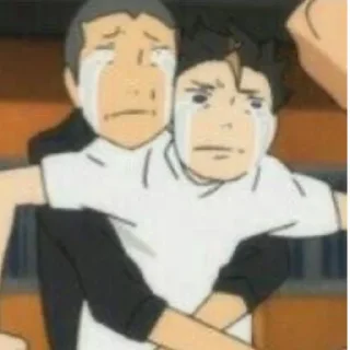 😭 emoji Haikyuu Telegram sticker 13 of 77