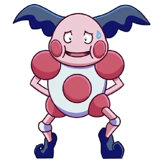 😅 emoji Mr. Mime by @rudchenkocustom Telegram sticker 11 of 36