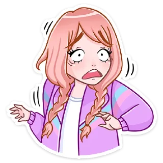 😬 emoji Эмили :: @stickroom Telegram sticker 19 of 48