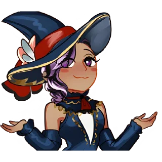 🤷‍♀ emoji Тёмно-синяя пара @nyasticks Telegram sticker 15 of 17