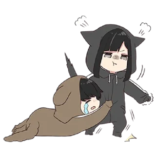 😭 emoji Юрудура-кун ч.5 @nyasticks Telegram sticker 11 of 41