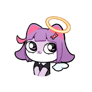 😇 emoji Анимированная Масюня Telegram sticker 5 of 15