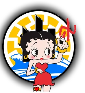 🇺🇦 emoji Nazi Betty Boop Telegram sticker 20 of 20