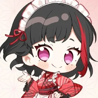 🌟 emoji девушки аниме bang dream girls band party Telegram sticker 11 of 120