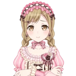 🎀 emoji девушки аниме bang dream girls band party Telegram sticker 9 of 120
