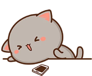 😂 emoji all @mochipeachcats stickers Telegram sticker 22 of 50