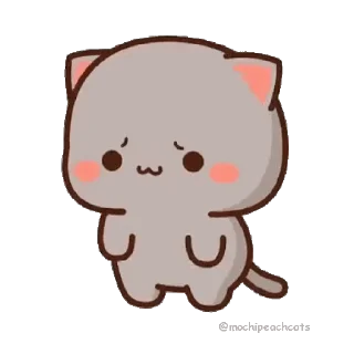 🫣 emoji all @mochipeachcats stickers №21 Telegram sticker 16 of 30