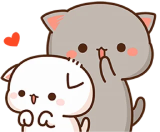 😚 emoji all @mochipeachcats stickers Telegram sticker 17 of 50