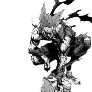 😶 emoji garou. Telegram sticker 3 of 13
