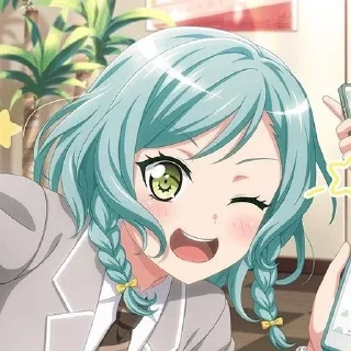 💌 emoji Hina Hikawa ☆ ～('▽^人) Telegram sticker 13 of 21