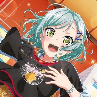 Sticker from Hina Hikawa ☆ ～('▽^人)