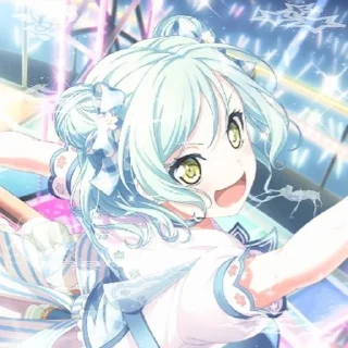 Sticker from Hina Hikawa ☆ ～('▽^人)