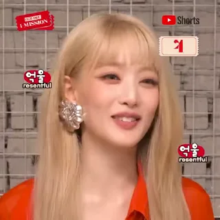 🤨 emoji Minnie 2 (G)I-DLE @gidle_sticker Telegram sticker 10 of 50