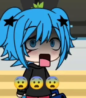 🌟 emoji Гача ебланы от ★ @Catfish_QwQ Telegram sticker 9 of 27