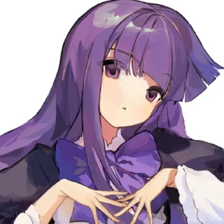 ❓ emoji ♡Бернкастель / Bernkastel♡ by @rpp_chatikk Telegram sticker 16 of 73