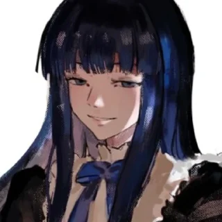 😊 emoji ♡Бернкастель / Bernkastel♡ by @rpp_chatikk Telegram sticker 17 of 73