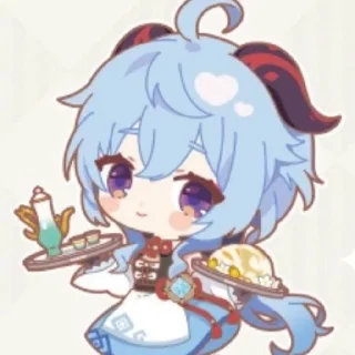 ❄️ emoji 𝓰𝓪𝓷 𝔂𝓾!! @AratakiItto00 Telegram sticker 7 of 45