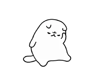 Sticker from ポッキーにゃ - Busy Day @moe_sticker_bot