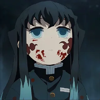 😐 emoji КРД @anime_stickerr Telegram sticker 12 of 30