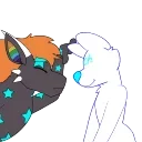 Sticker from Kiba Starry Animated by @CrazySnep