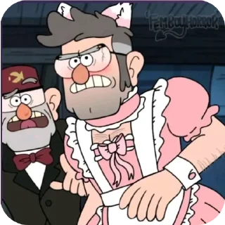 👄 emoji Гравити Фолз Telegram sticker 16 of 120